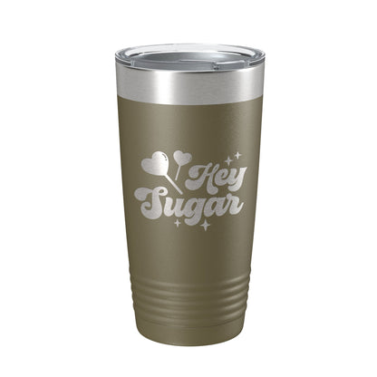 Hey Sugar Tumbler Valentine's Day Gift Travel Mug Insulated Laser Engraved Coffee Cup Retro 20 oz-21