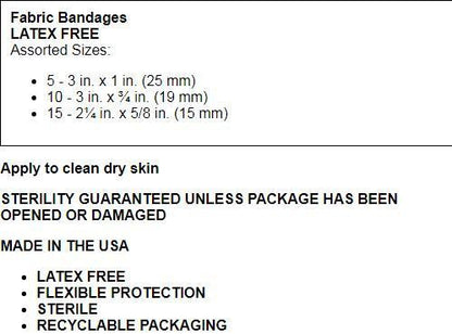 All Terrain Fabric Bandages Assorted (1x30 PC)-1