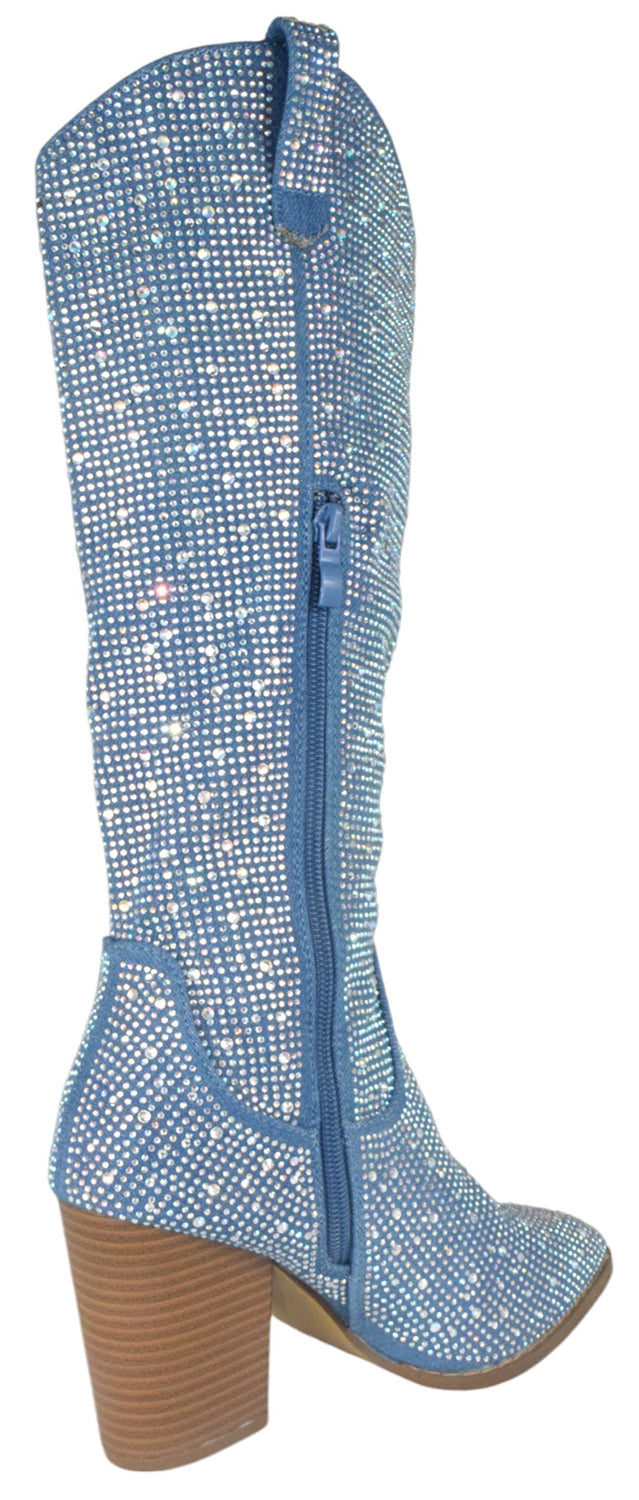 IMOGEN-38 Blue Denim TOP MODA-2