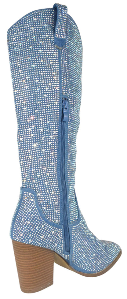 IMOGEN-38 Blue Denim TOP MODA-2