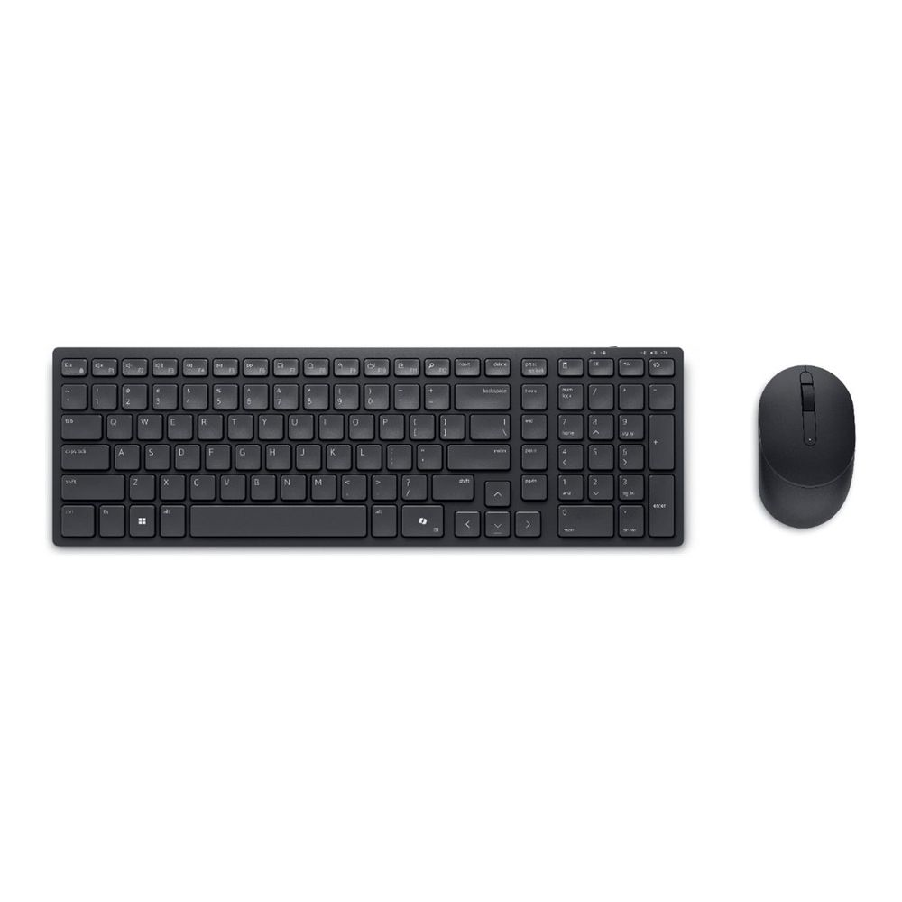 DELL KM555 tastaturi Mouse inclus Universală RF Wireless + Bluetooth QWERTZ Germană Negru (KM555-BLK-GER)-0
