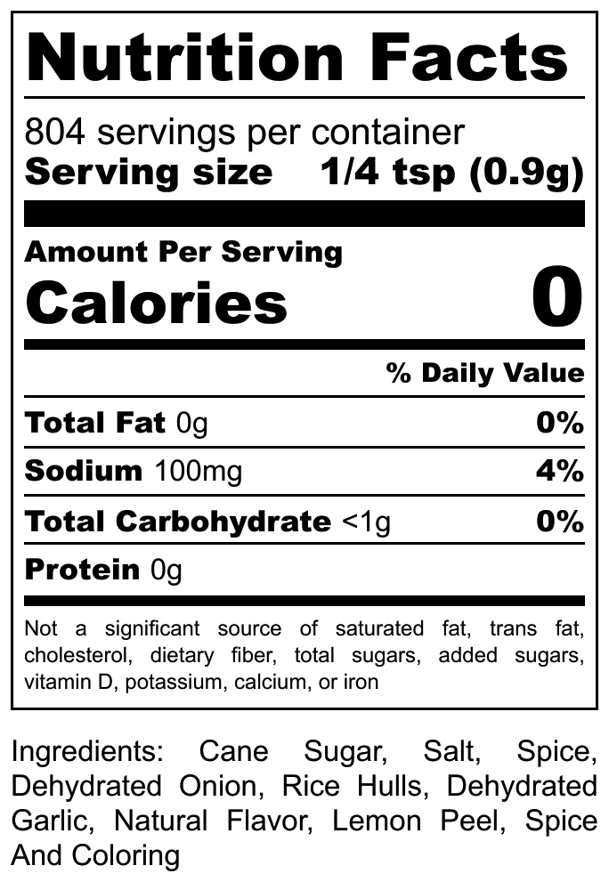 Hi-West Cali Lemon Pepper 25.5oz-4