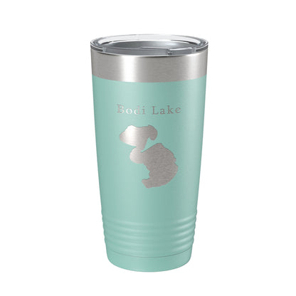 Bodi Lake Map Tumbler Travel Mug Insulated Laser Engraved Coffee Cup Michigan 20 oz-12
