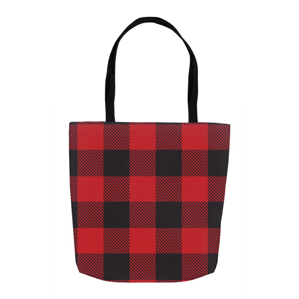 Buffalo Plaid Tote-0