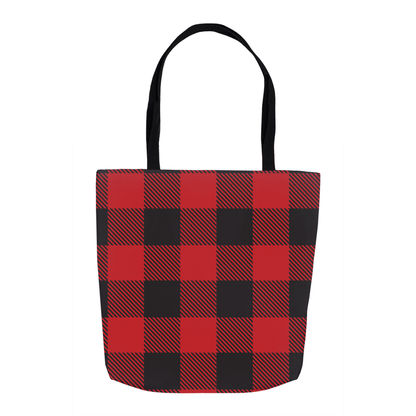 Buffalo Plaid Tote-1