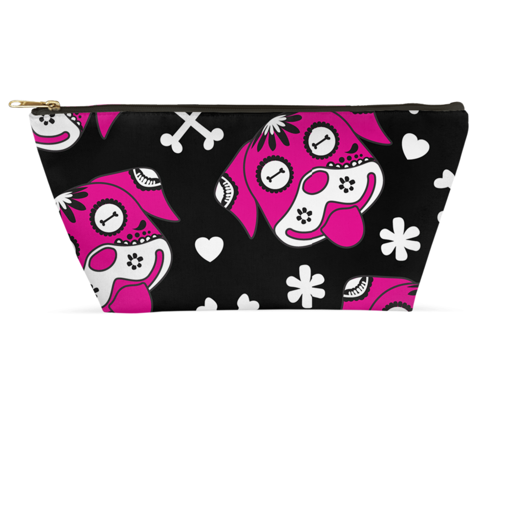 Day of the Dog Pink Accessory Pouch-2