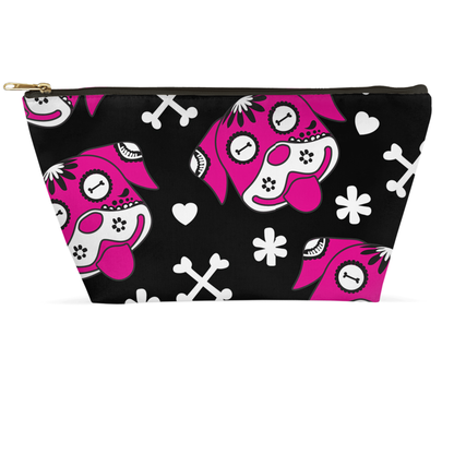 Day of the Dog Pink Accessory Pouch-1