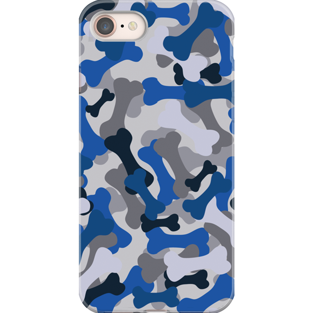 Bone Camo Blue Phone Cases-1
