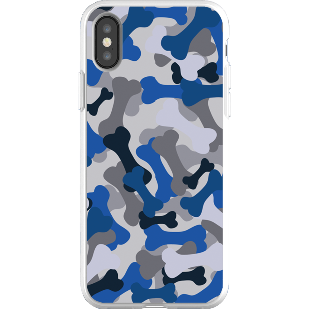 Bone Camo Blue Phone Cases-3
