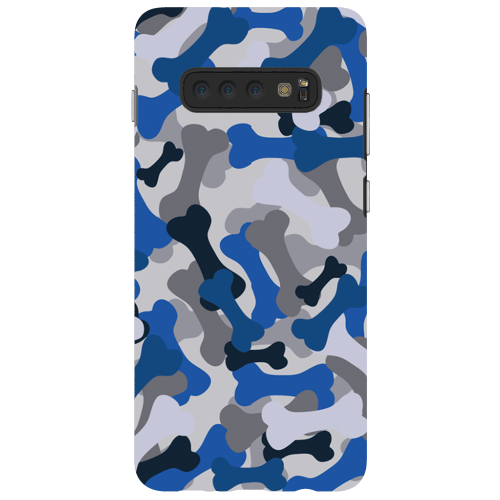 Bone Camo Blue Phone Cases-12