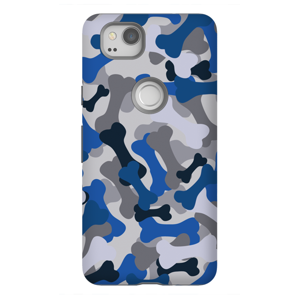 Bone Camo Blue Phone Cases-24
