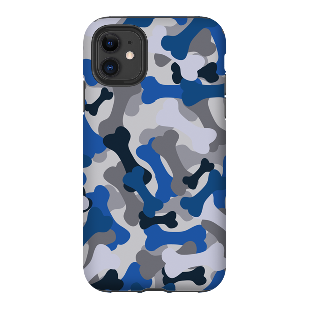 Bone Camo Blue Phone Cases-16