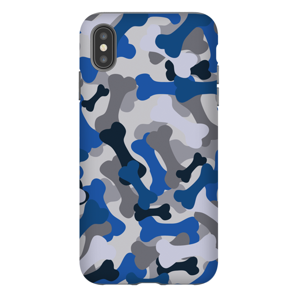 Bone Camo Blue Phone Cases-21
