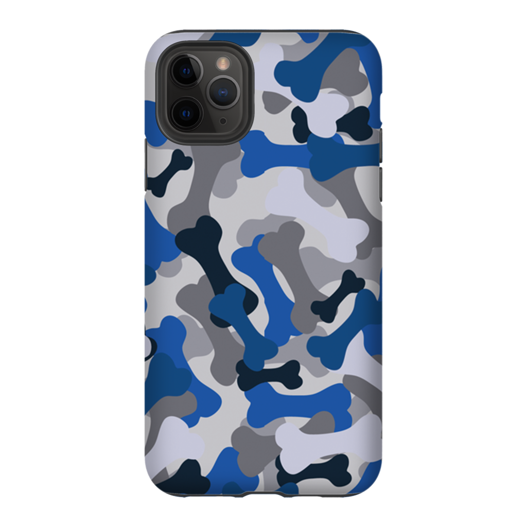 Bone Camo Blue Phone Cases-18