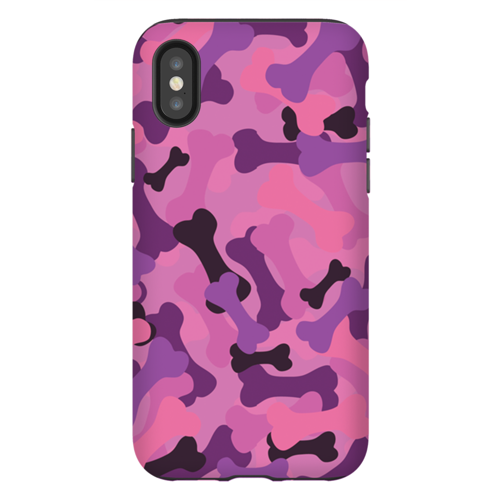 Bone Camo Pink Phone Cases-12