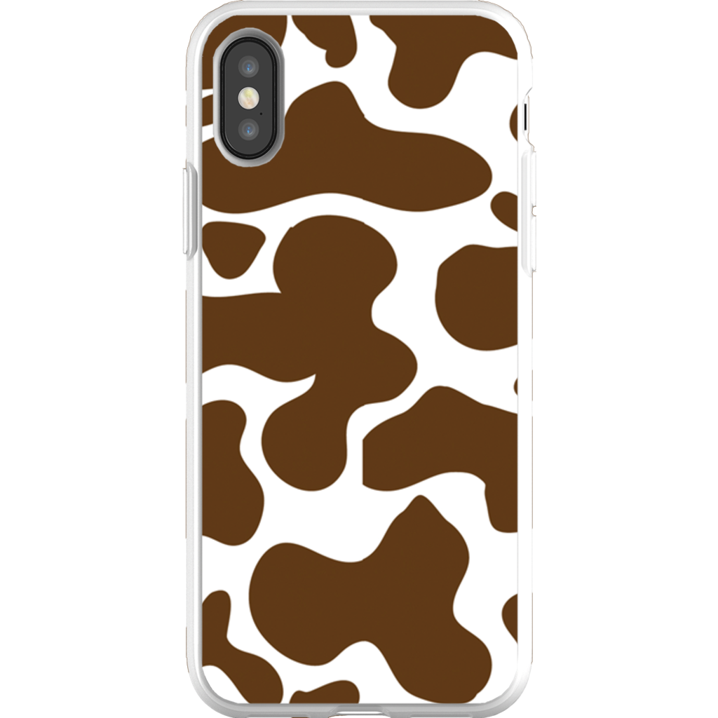 Cowhide Brown Phone Cases-3