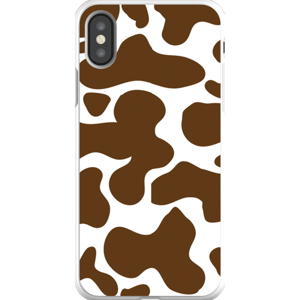 Cowhide Brown Phone Cases-11