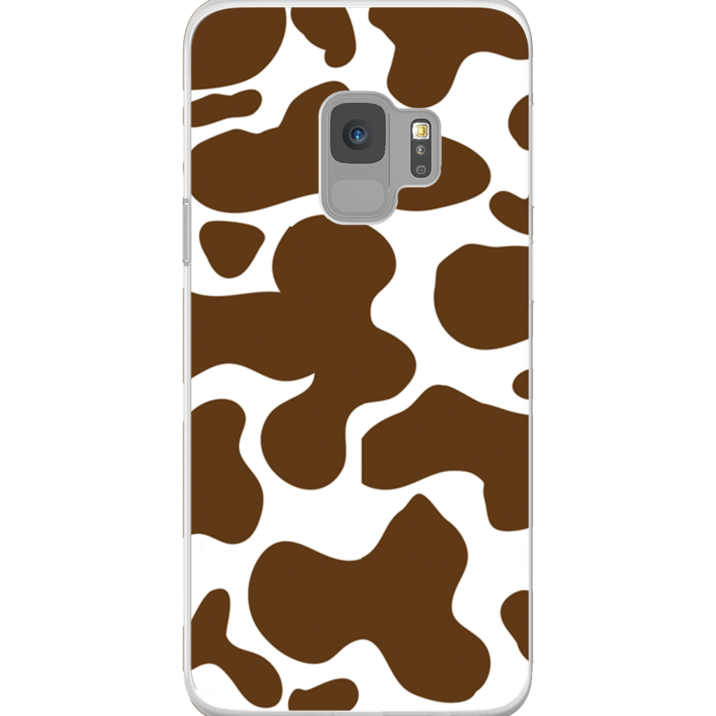 Cowhide Brown Phone Cases-28