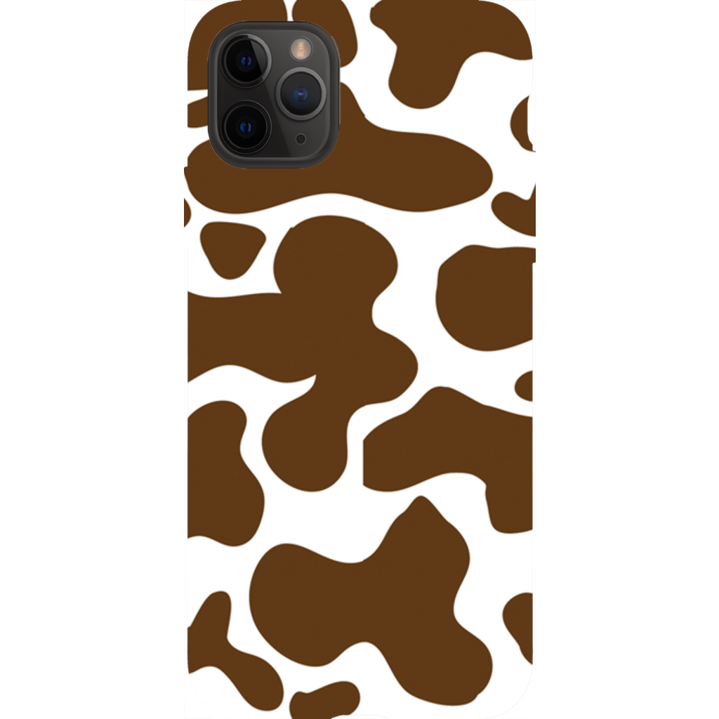 Cowhide Brown Phone Cases-16