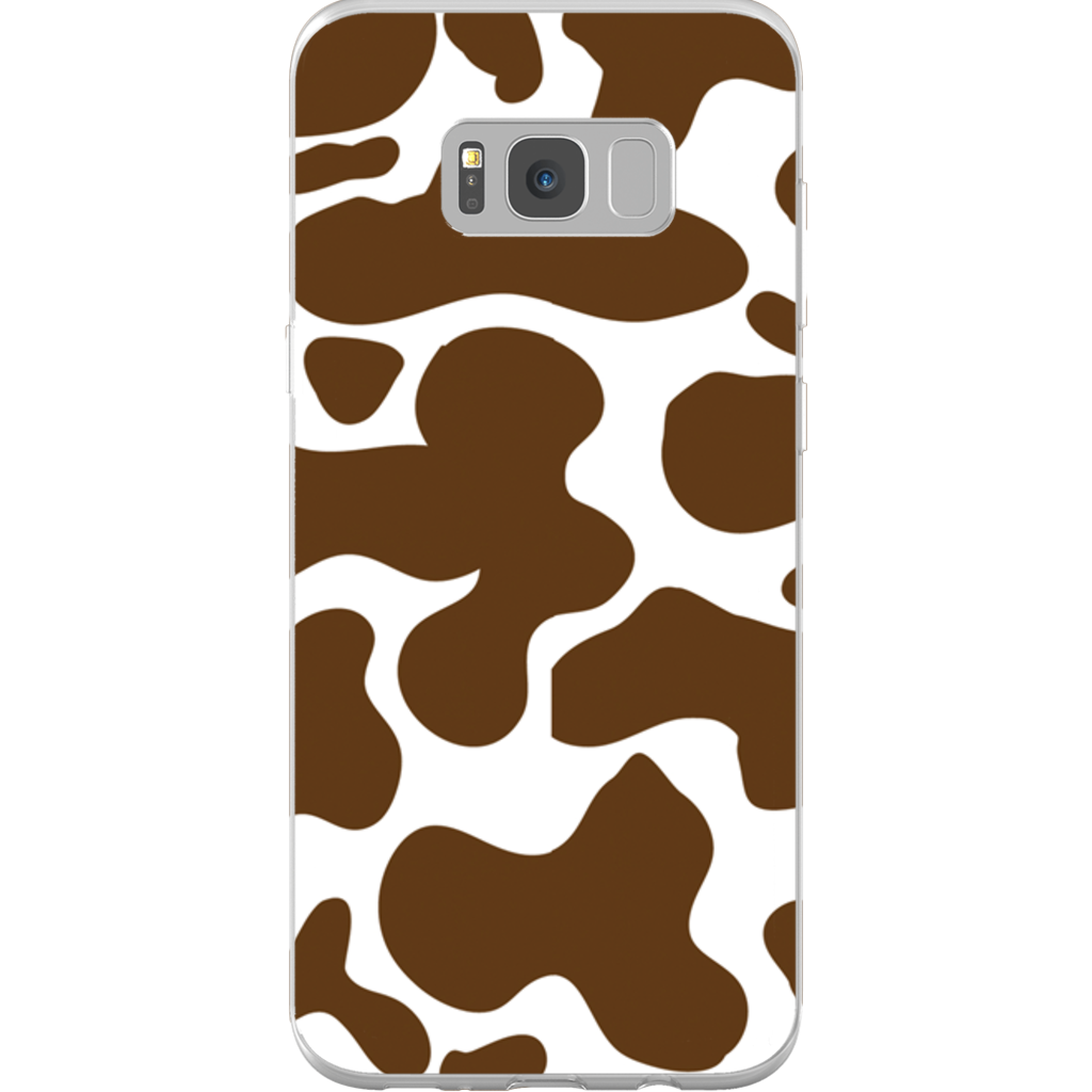 Cowhide Brown Phone Cases-26