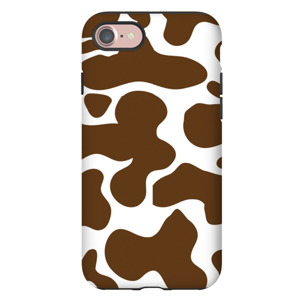 Cowhide Brown Phone Cases-5