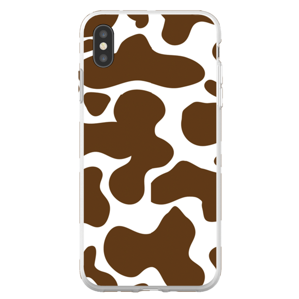 Cowhide Brown Phone Cases-21