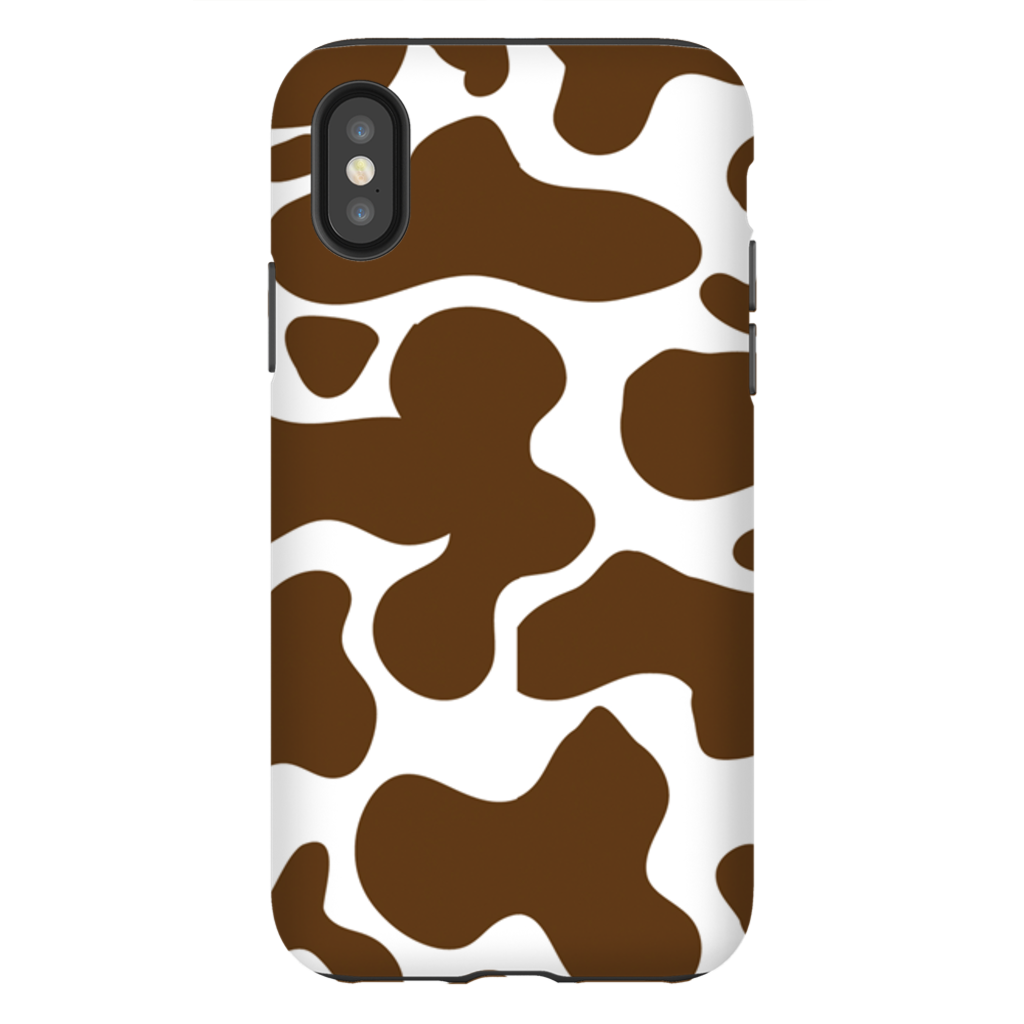 Cowhide Brown Phone Cases-12