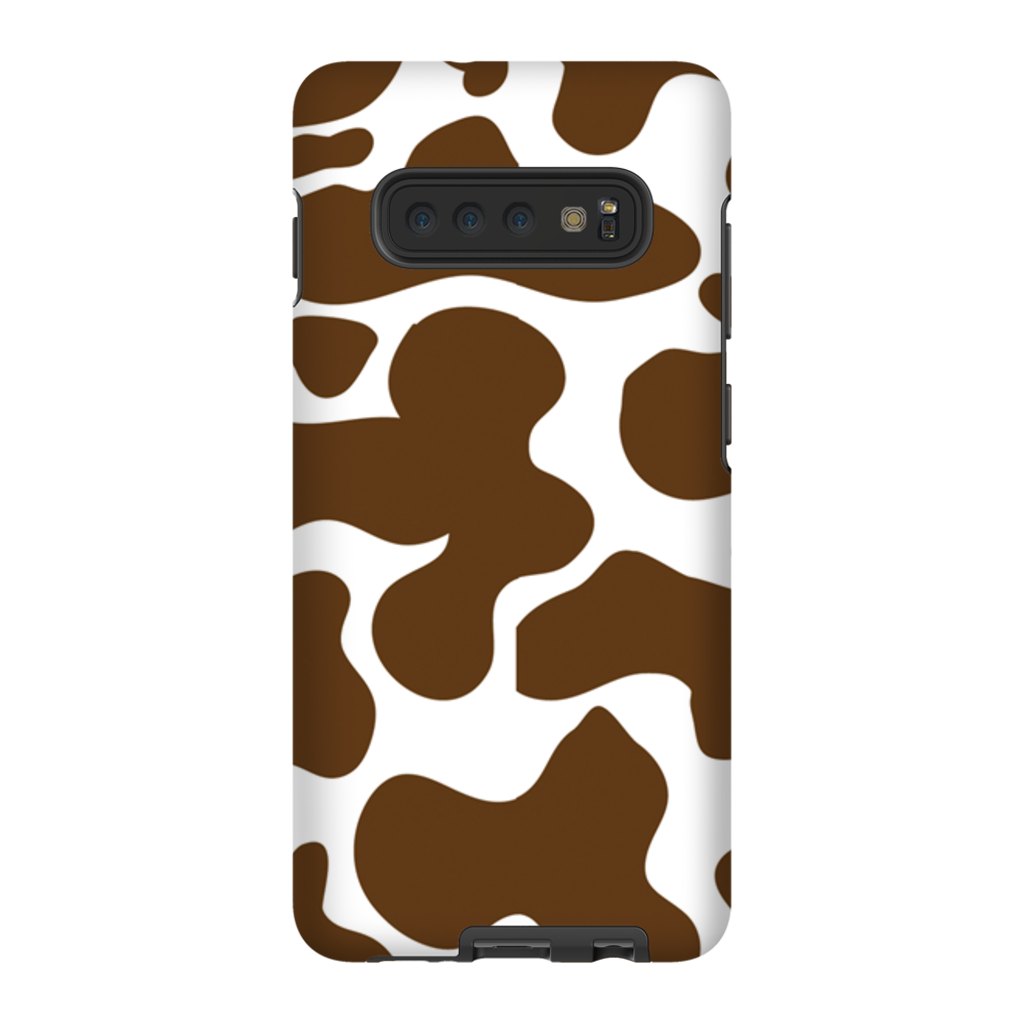 Cowhide Brown Phone Cases-37