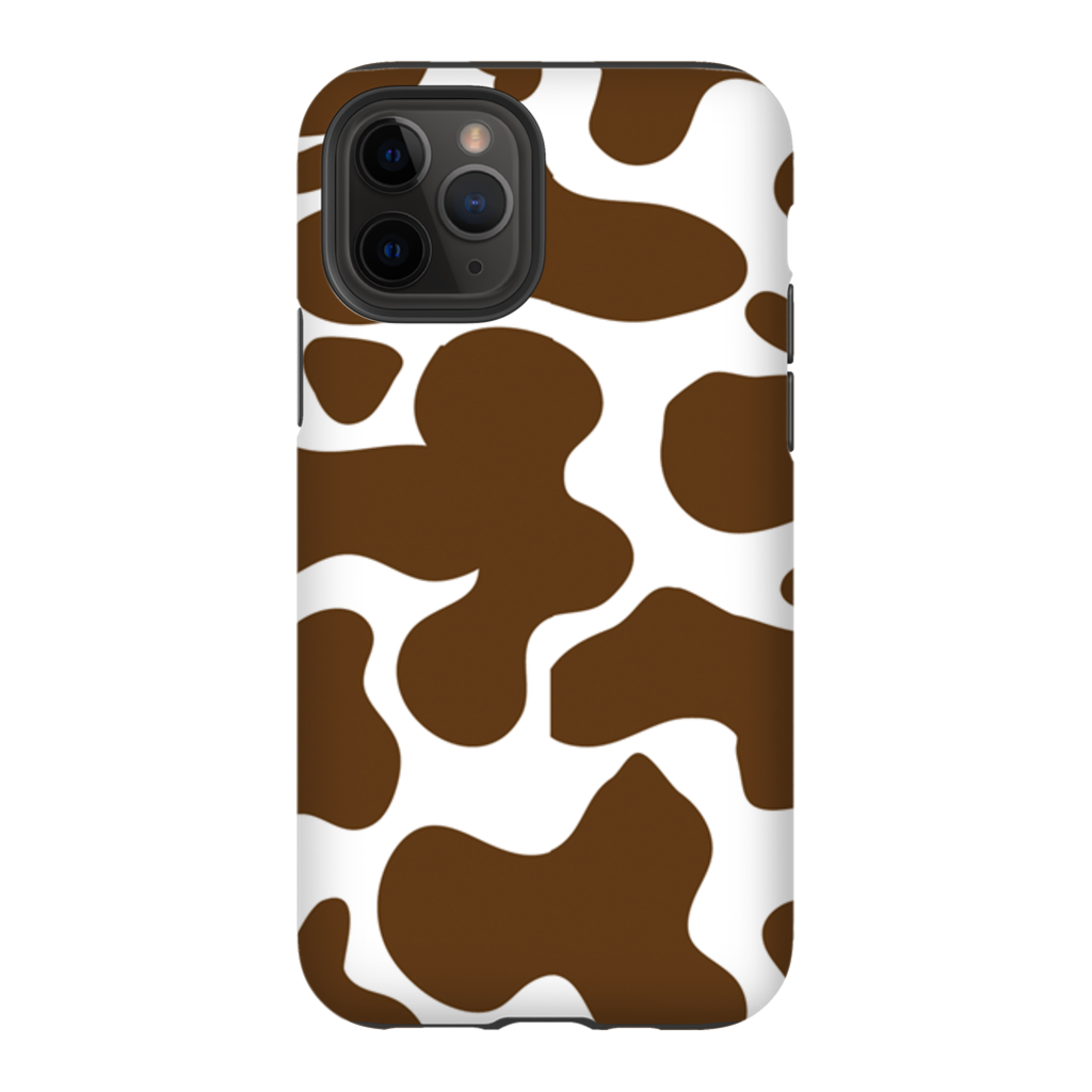 Cowhide Brown Phone Cases-15