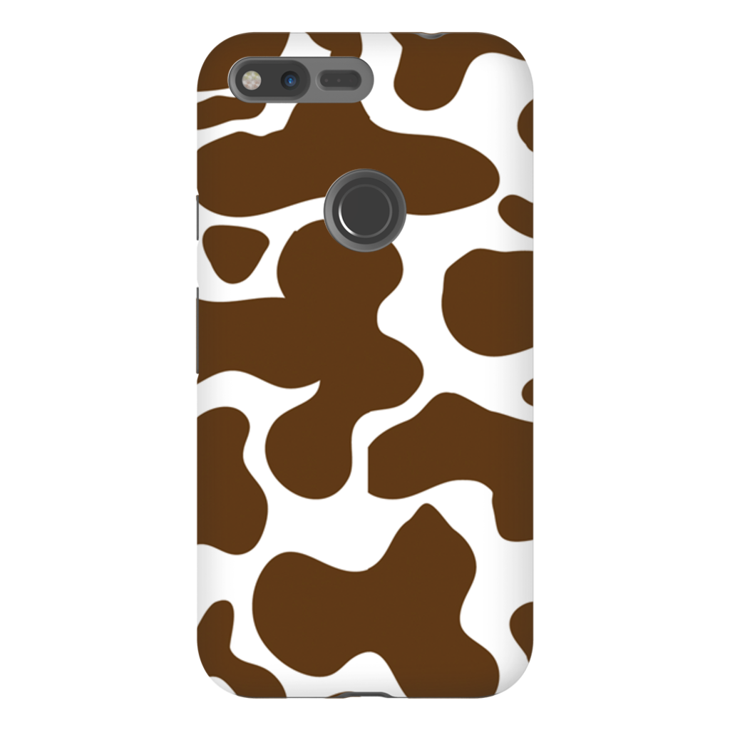 Cowhide Brown Phone Cases-38