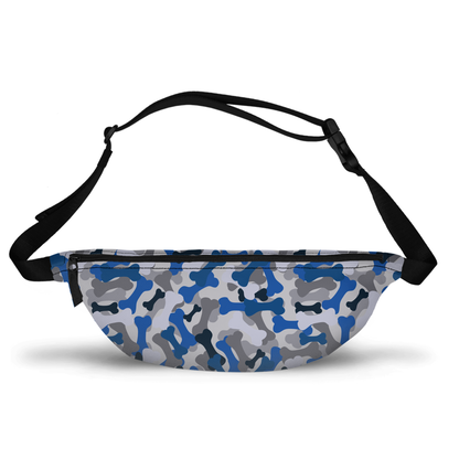 Bone Camo Blue Fanny Pack-0