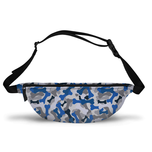 Bone Camo Blue Fanny Pack-0