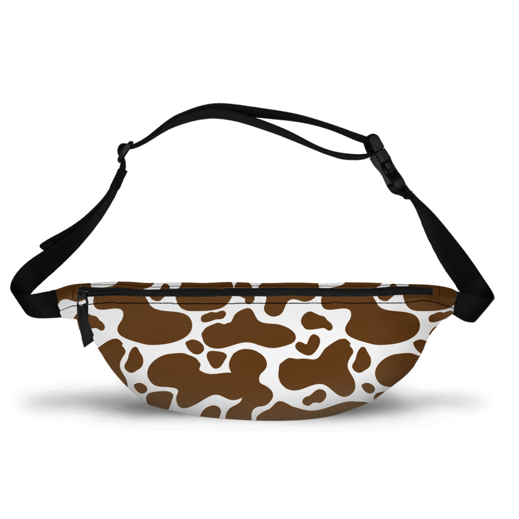 Cowhide Brown Fanny Pack-0