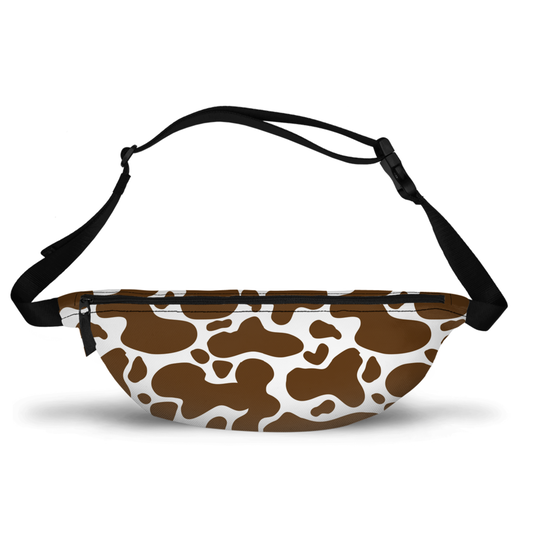 Cowhide Brown Fanny Pack-0