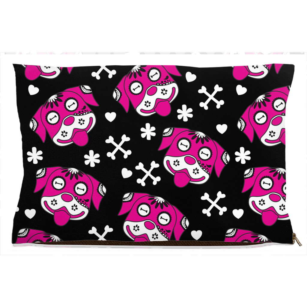 Day of the Dog Pink Dog Bed-1