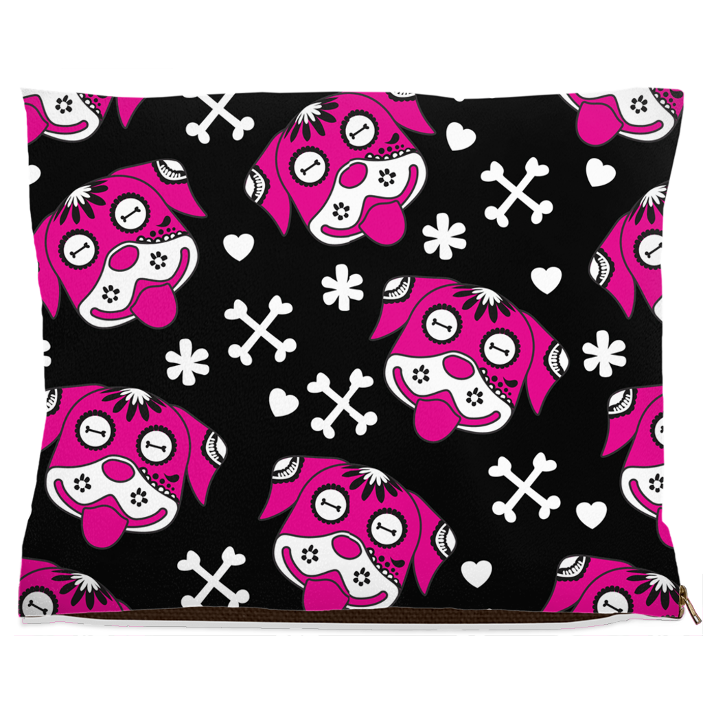Day of the Dog Pink Dog Bed-5