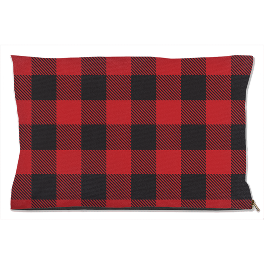 Buffalo Plaid Dog Bed-0
