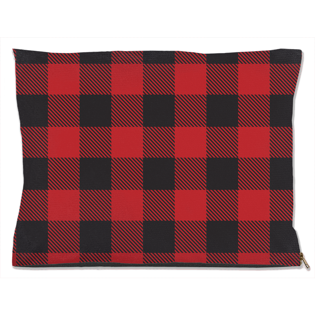 Buffalo Plaid Dog Bed-2