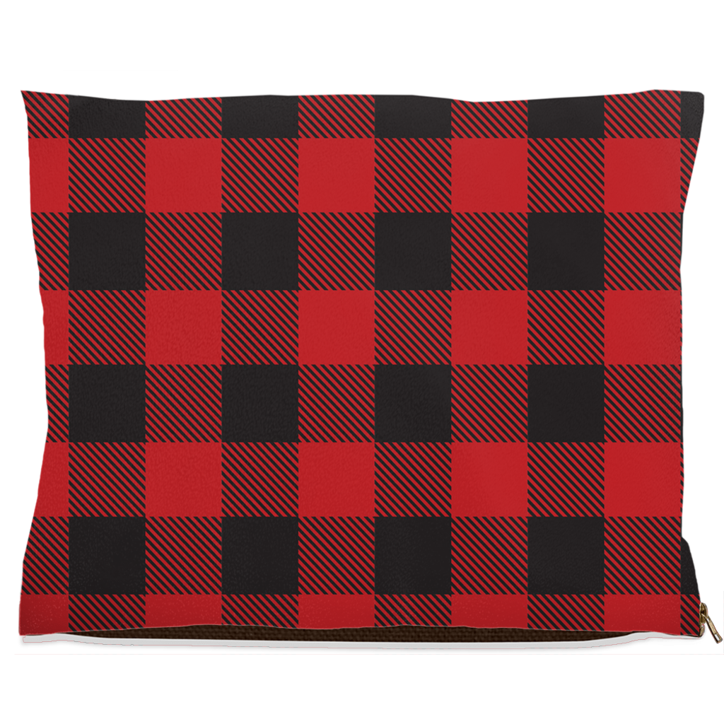 Buffalo Plaid Dog Bed-5