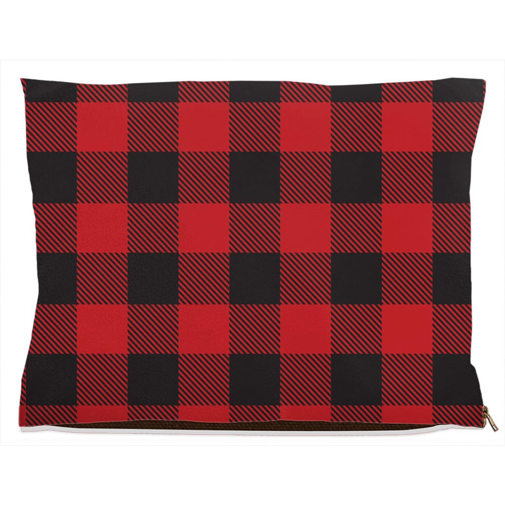 Buffalo Plaid Dog Bed-3