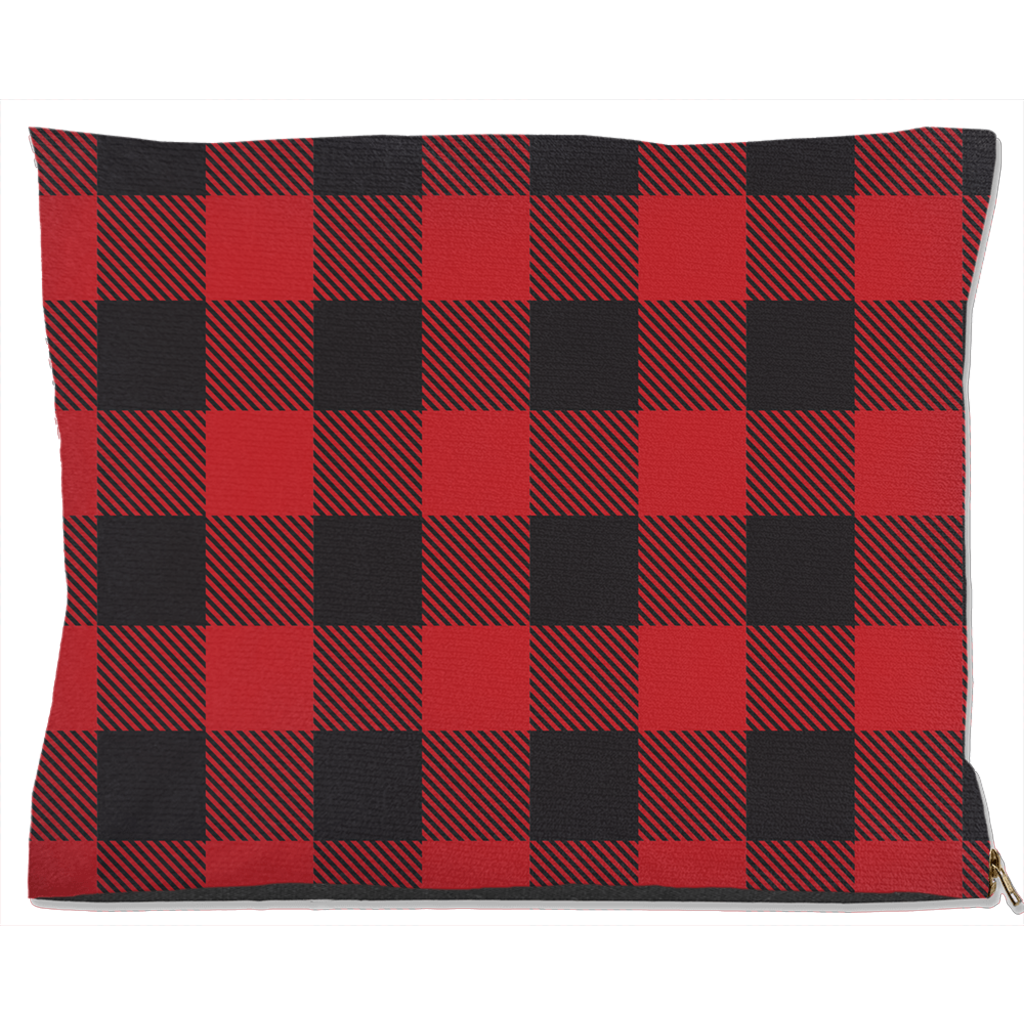 Buffalo Plaid Dog Bed-4