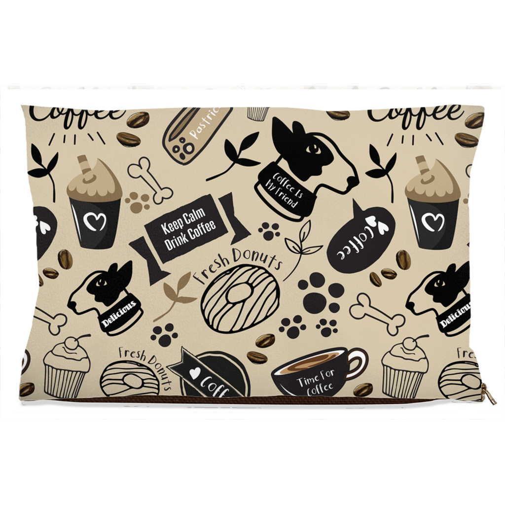 Caffeinated Canine Dog Bed-1
