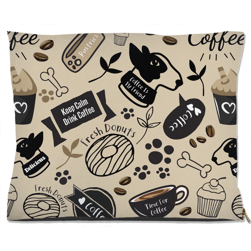 Caffeinated Canine Dog Bed-4