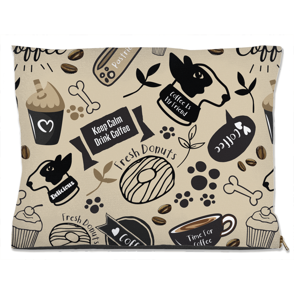 Caffeinated Canine Dog Bed-2