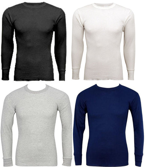 Indera Mens Big & Tall Long Sleeve Traditional Waffle Thermal Long John Top, 19244-0