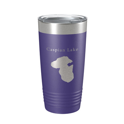 Caspian Lake Map Tumbler Travel Mug Insulated Laser Engraved Coffee Cup Vermont 20 oz-15