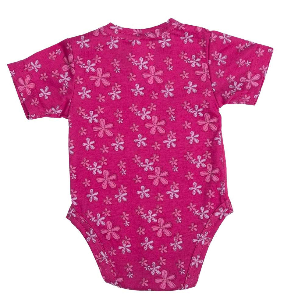 Feliratos rövid ujjú baba body-2