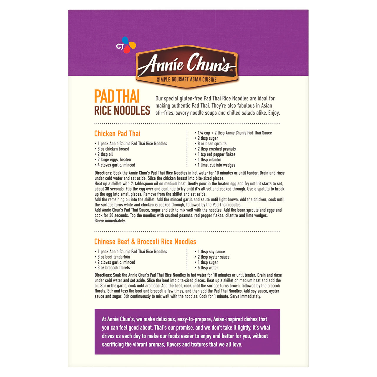 Annie Chun's Original Pad Thai Noodle (6x8 Oz)-1