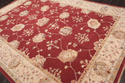 8'2"x11'8" Auth. Samarkand Coronado New Zealand Wool Area Rug Ruby Red-2