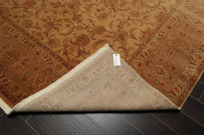 9x12 Tan, Taupe Hand Knotted Persian 100% Wool Traditional 250 KPSI Oriental Area Rug-4